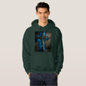 Faith in Christ Alone – Metallic Cross Hoodie パーカ (正面フル)