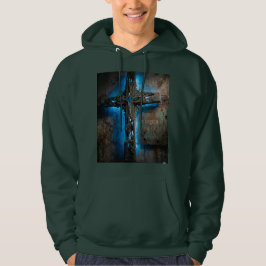 Faith in Christ Alone – Metallic Cross Hoodie パーカ