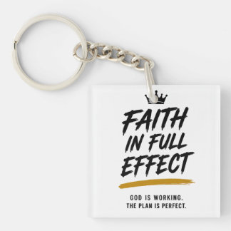 FAITH IN FULL EFFECT — プレミアムなインスピレーション キーホルダー