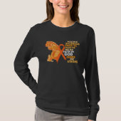 Faith In God Keeps Me Strong Multiple Sclerosis Aw Tシャツ (正面)