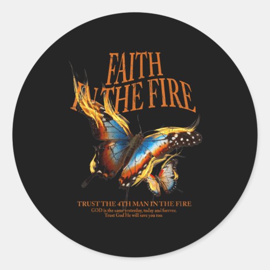 Faith In The Fire  ラウンドシール (正面)