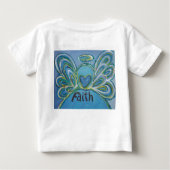 Faith Inspiration Angel Shirt (Art on Both Side) ベビーTシャツ (裏面)