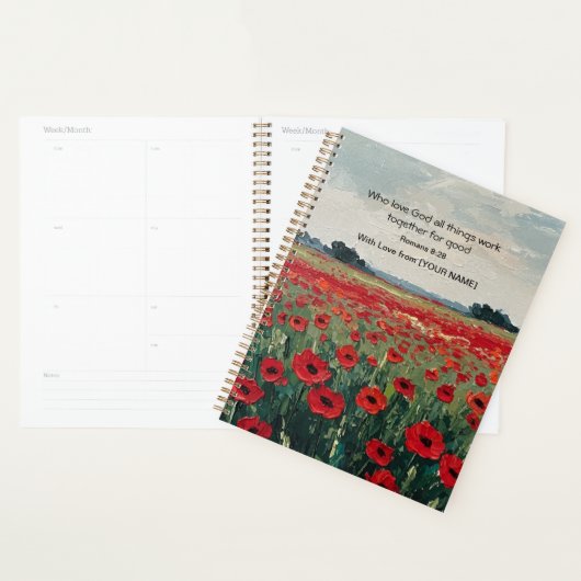 Faith-Inspired Personalized Planner プランナー手帳 (ディスプレー)