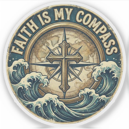 Faith is my Compass シール (正面)