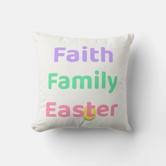 Faith & Joy Easter Pillow – Faith Family Easter クッション