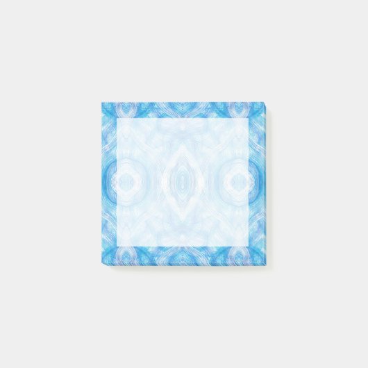 Faith Light Blue Abstract Watercolor Art ポストイット (正面)