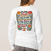 Faith Lights My Path Christian Art - Inspirational Tシャツ (裏面)