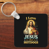 Faith, Love, and Hotdogs キーホルダー (正面)