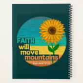Faith Move Mountains Christian Design プランナー手帳 (裏面)