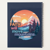 Faith Move Mountains Christian Design プランナー手帳 (裏面)