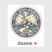 Faith Moves Mountains  シール (シート)