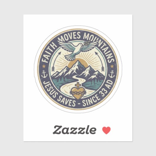 Faith Moves Mountains シール (シート)