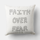 Faith over Fear クッション (裏面)