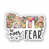 Faith Over Fear シール (正面)
