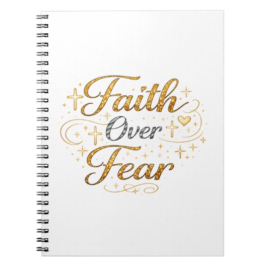 Faith over fear ノートブック (正面)