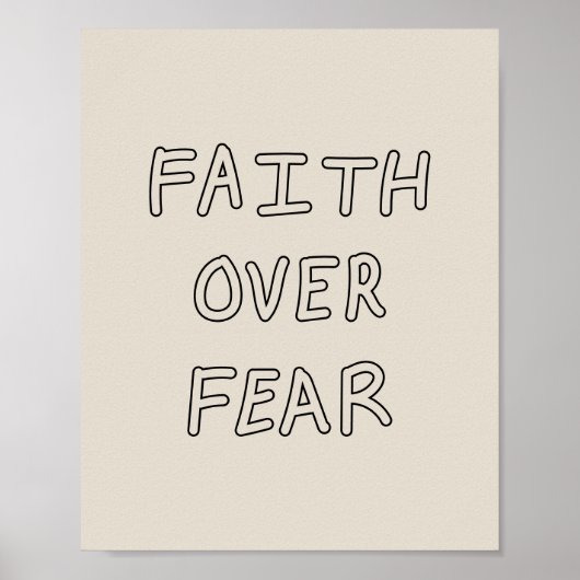 Faith over Fear ポスター (正面)