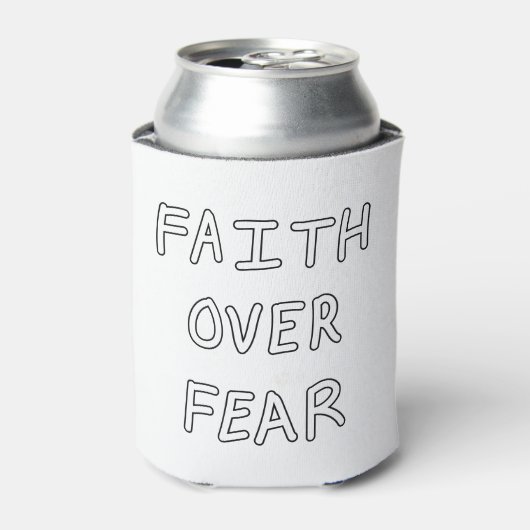 Faith over Fear 缶クーラー (缶正面)