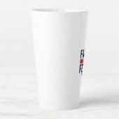 Faith Over Fear – 2 Timothy 1:7 カフェラテマグ (正面)