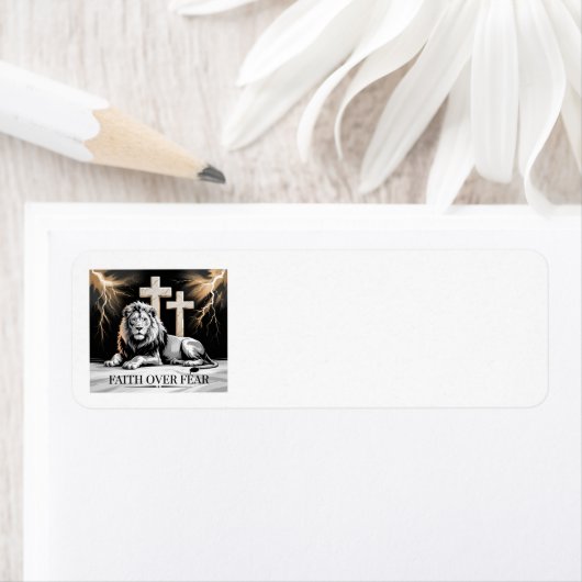 Faith Over Fear Address Labels ラベル (インサイチュ)