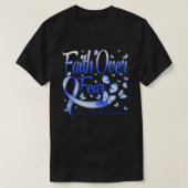 Faith Over Fear ALS Awareness Butterfly Tシャツ (デザイン正面)