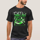 Faith Over Fear Brain Disabilities Awareness Butte Tシャツ (正面)