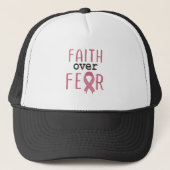 Faith Over Fear Breast Cancer Awareness キャップ (正面)
