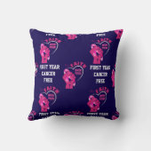 FAITH OVER FEAR Breast Cancer Free Anniversary クッション (裏面)