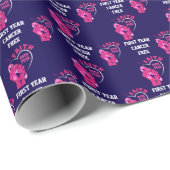 FAITH OVER FEAR Breast Cancer Free Anniversary ラッピングペーパー (ロールコーナー)