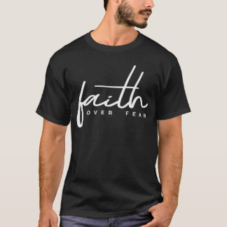 Faith Over Fear Christian boy Tシャツ