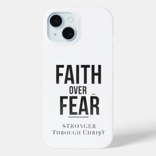 Faith Over Fear Christian Phone Case – Inspiration Case-Mate iPhoneケース (裏面)