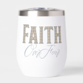 Faith Over Fear Christian Typography Design (正面)
