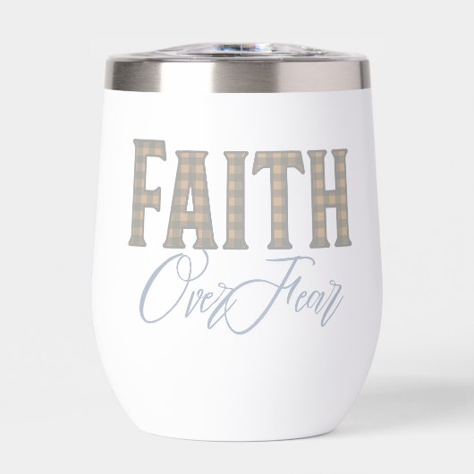 Faith Over Fear Christian Typography Design (正面)