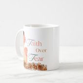 Faith over fear, faith inspired Classic Mug 11oz コーヒーマグカップ (正面左)