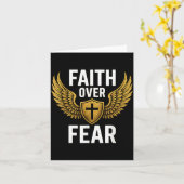 Faith Over Fear Gold  カード (黄色い花)