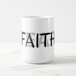 Faith Over Fear Mug コーヒーマグカップ