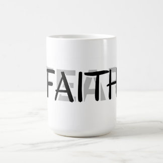 Faith Over Fear Mug コーヒーマグカップ