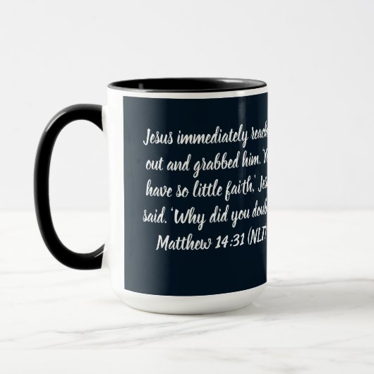 "Faith Over Fear" - Mug マグカップ (左)