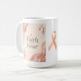 Faith Over Fear Mug – Inspirational Christian Gift コーヒーマグカップ
