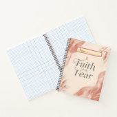 Faith Over Fear Notebook – Inspirational Journal – ノートブック (内部)