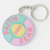 Faith Over Fear Pastel Easter 2026 キーホルダー (裏面)