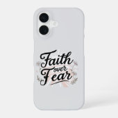 Faith Over Fear Phone Case iPhone 16ケース (裏面)