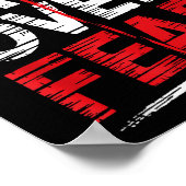 Faith Over Fear With Cross Christian Men  ポスター (角)