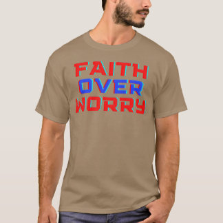 FAITH OVER WORRY boy Tシャツ