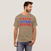 FAITH OVER WORRY boy Tシャツ (正面フル)