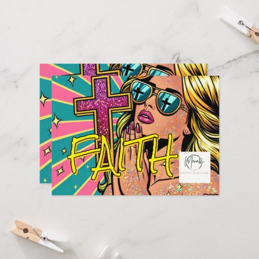 faith Print 招待状 (正面/裏面インサイチュ)