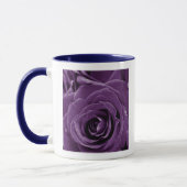 Faith Purple Roses 11oz Two-Tone Mug Blue マグカップ (左)