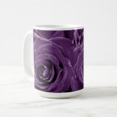 Faith Purple Roses 15oz Classic Mug コーヒーマグカップ (正面左)