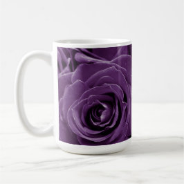 Faith Purple Roses 15oz Classic Mug コーヒーマグカップ