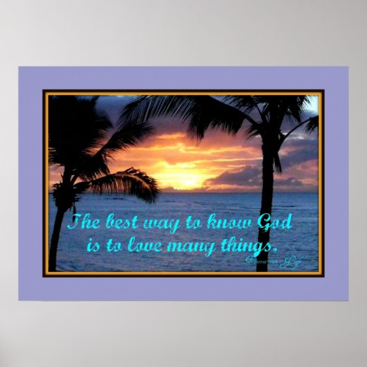 Faith quotes Poster ポスター (正面)