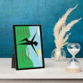 Faith Series 1st Peter 5:7聖なる書物、 経典アートプラーク フォトプラーク (側面)